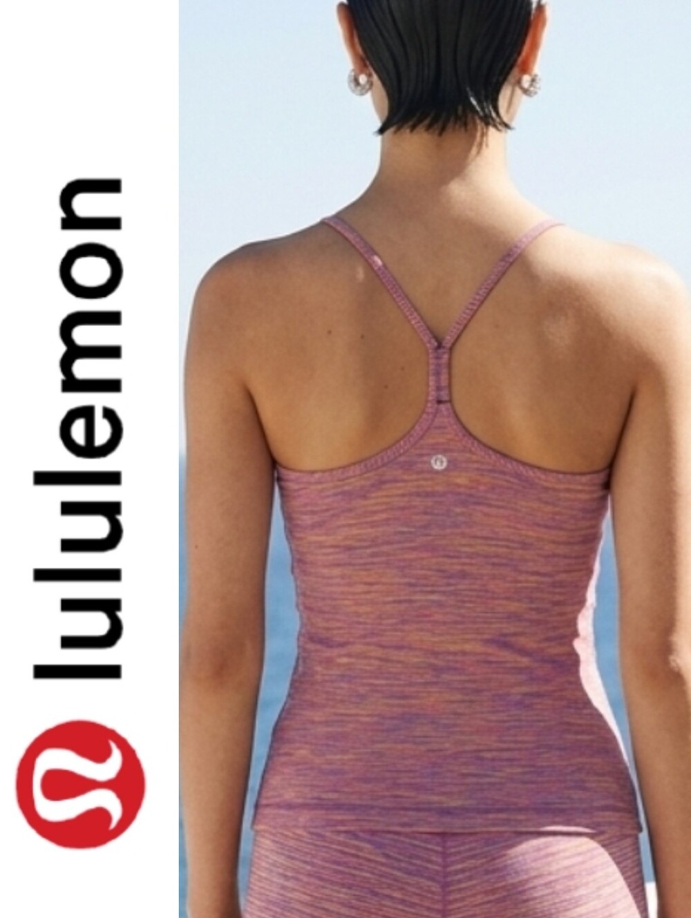 lululemon athletica Pink & Purple Tank Top